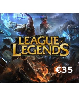 League of Legends 35 EUR Prepaid RP Card Key EUROPE